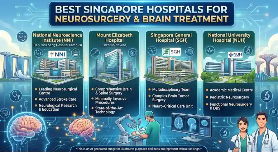Best Singapore Hospitals for Neurosurgery and Brain Treatment