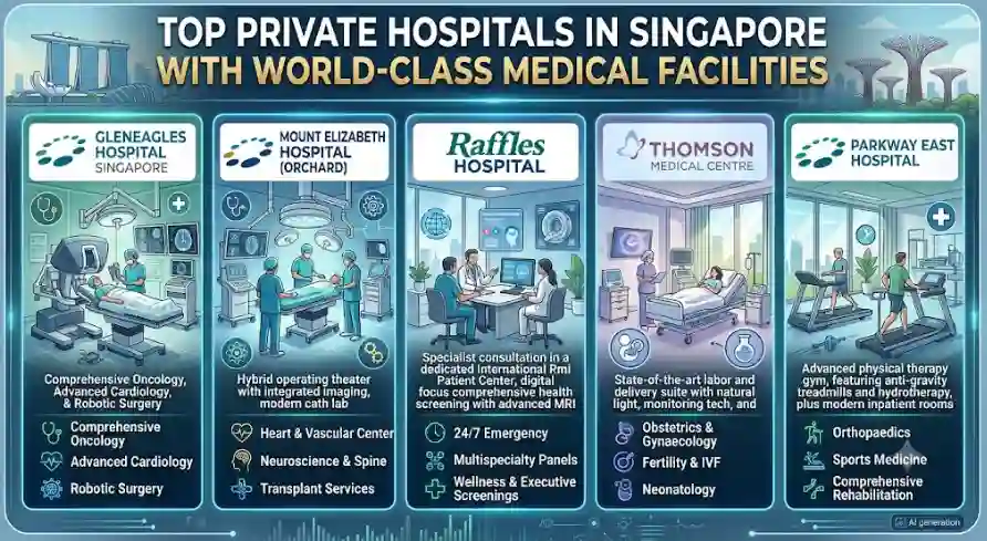 Top Private Hospitals in Singapore with World-Class Medical Facilities