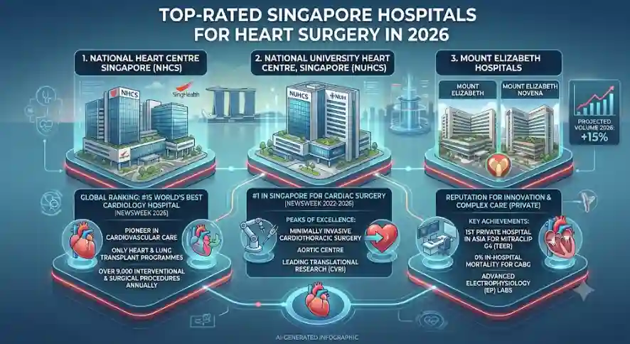 Top-Rated Singapore Hospitals for Heart Surgery in 2026