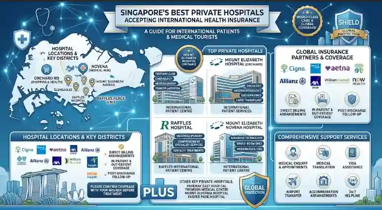 Singapore's Best Private Hospitals Accepting International Health Insurance